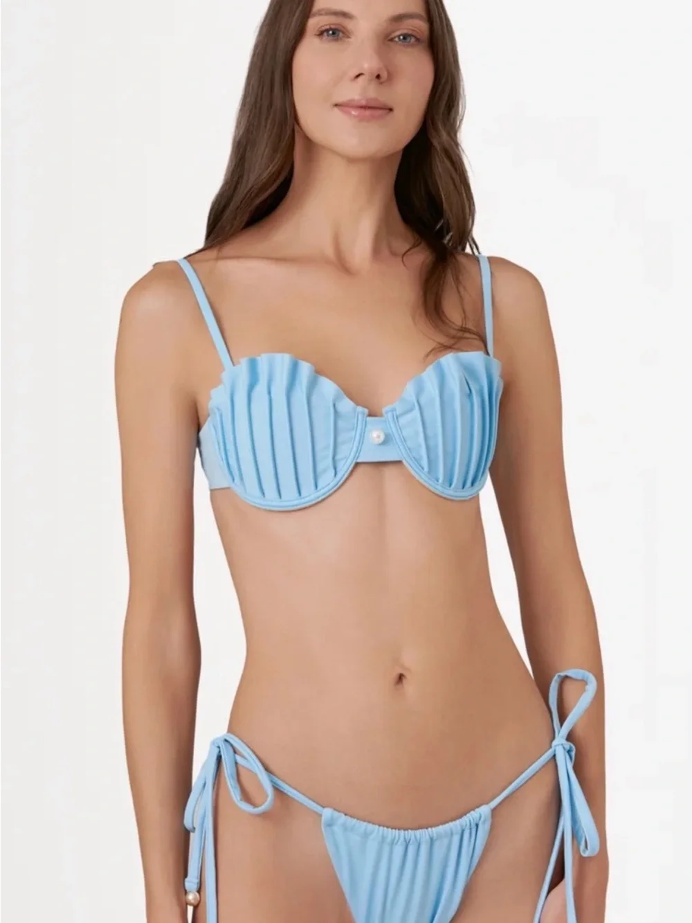 Gorgeous Bahia Maria La Joya Blue Bikini Two Piece M-Top & S-Bottom